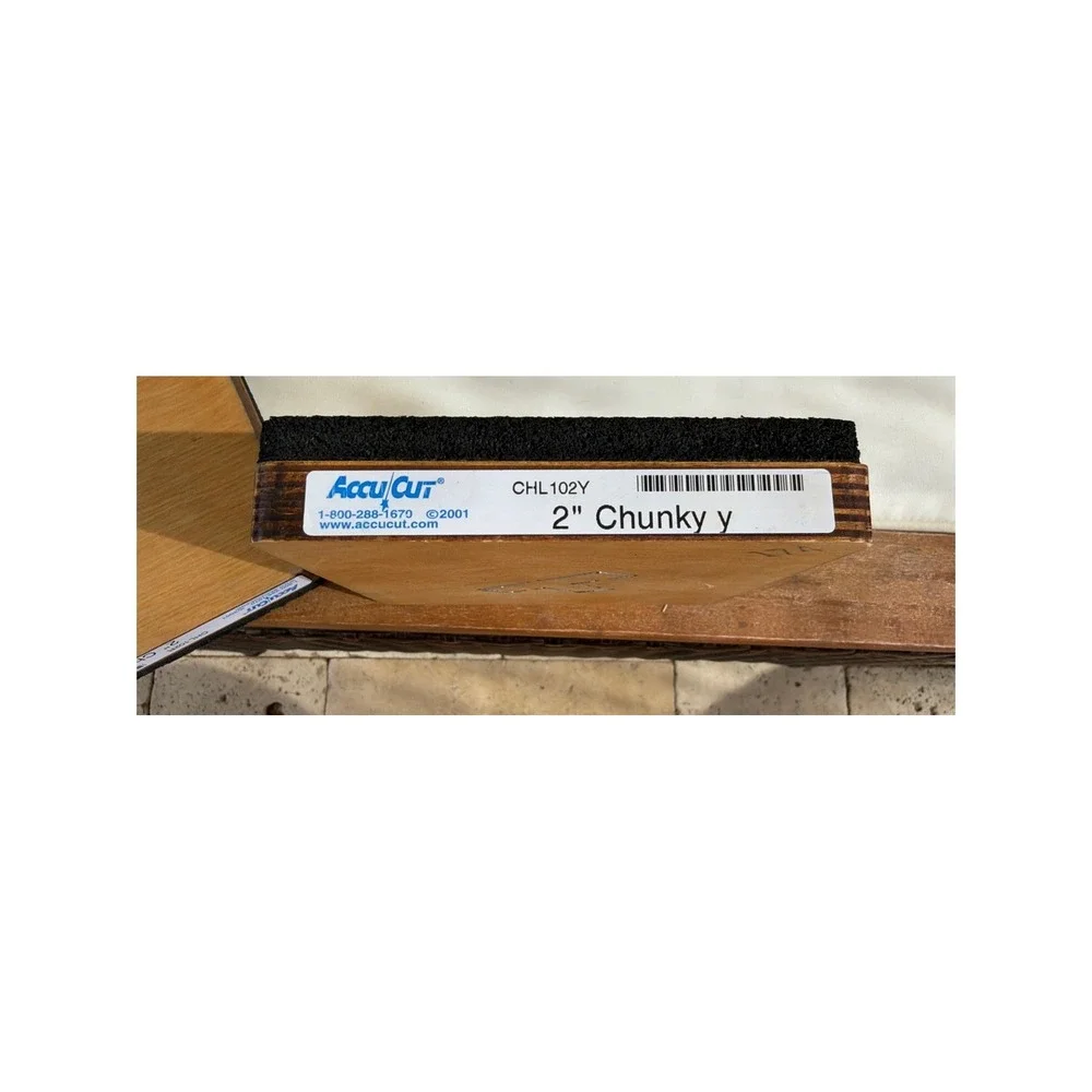 20 AccuCut 2 Inch Chunky Alphabet Lowercase Punctuation